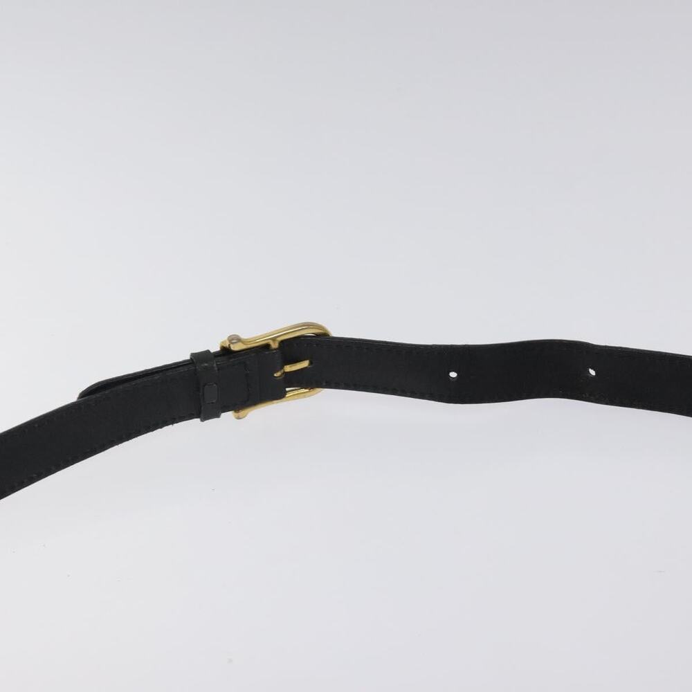 CELINE Shoulder Bag Leather Black Gold - Picture 8 of 12